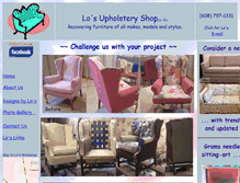 Tablet Screenshot of losupholsteryshop.com